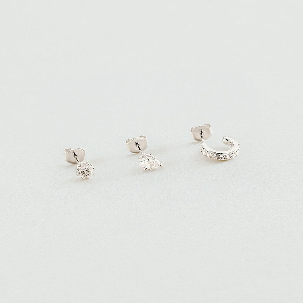Agatha Piercing puce PARADIS - Cristal / Argenté 02321079-136-TU