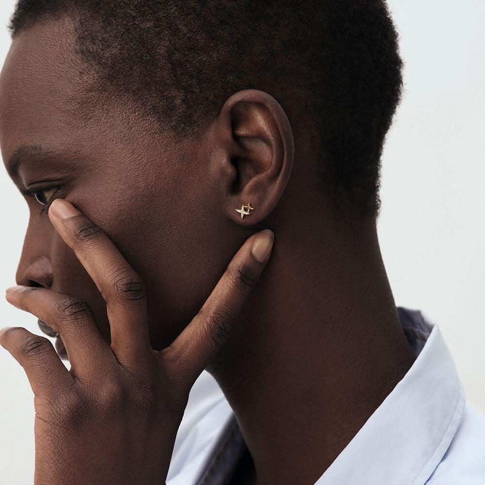 Agatha Piercing Puce SHINING - Cristal / Doré 02390493-137-TU