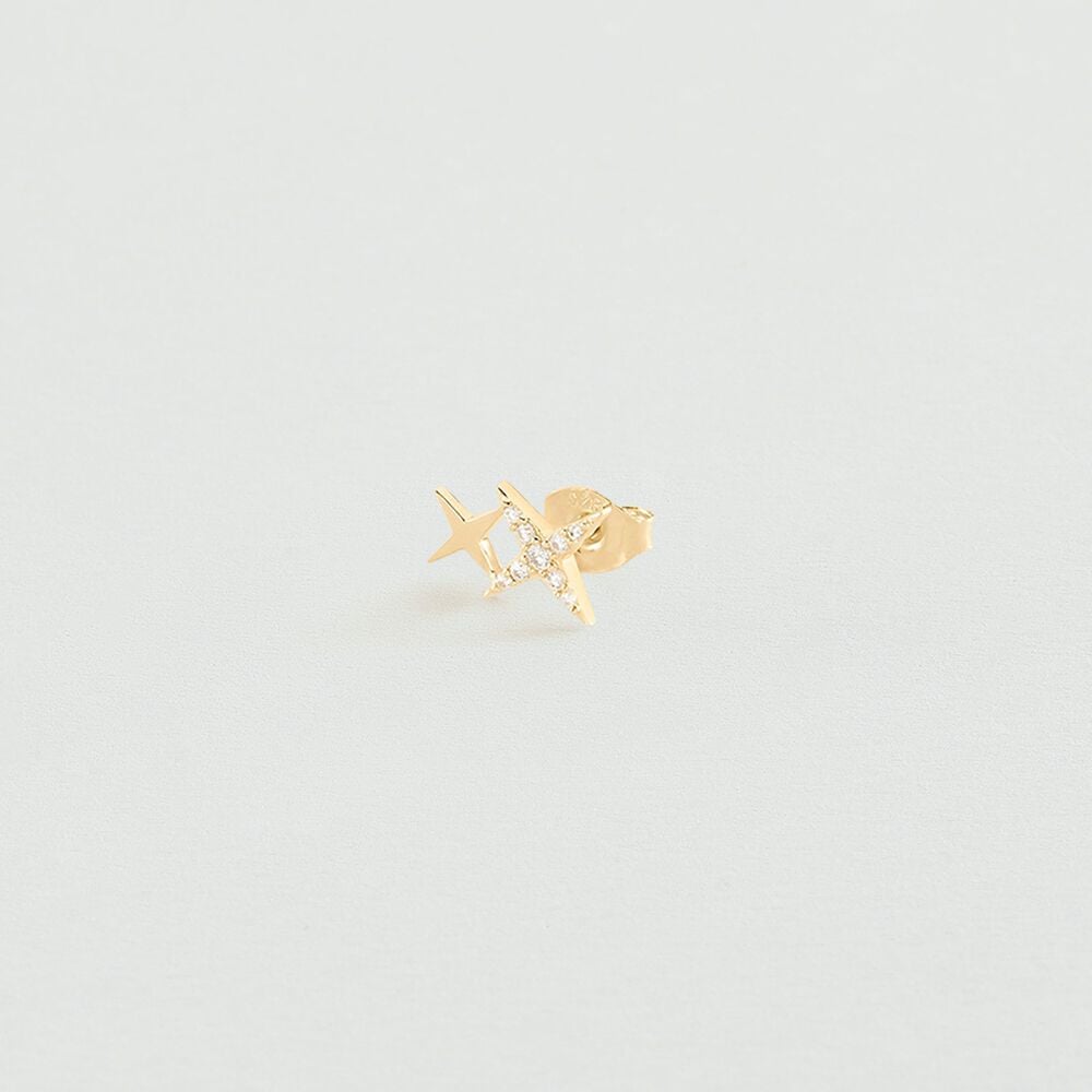 Agatha Piercing puce SHINING - Cristal / Doré 02390493-137-TU