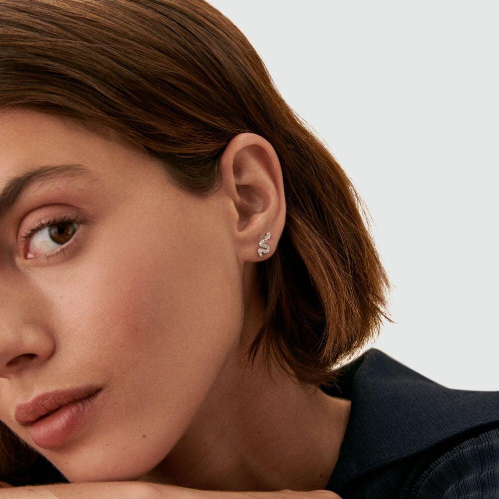 Agatha Piercing Puce SNAKY - Cristal / Argenté 02320980-136-TU