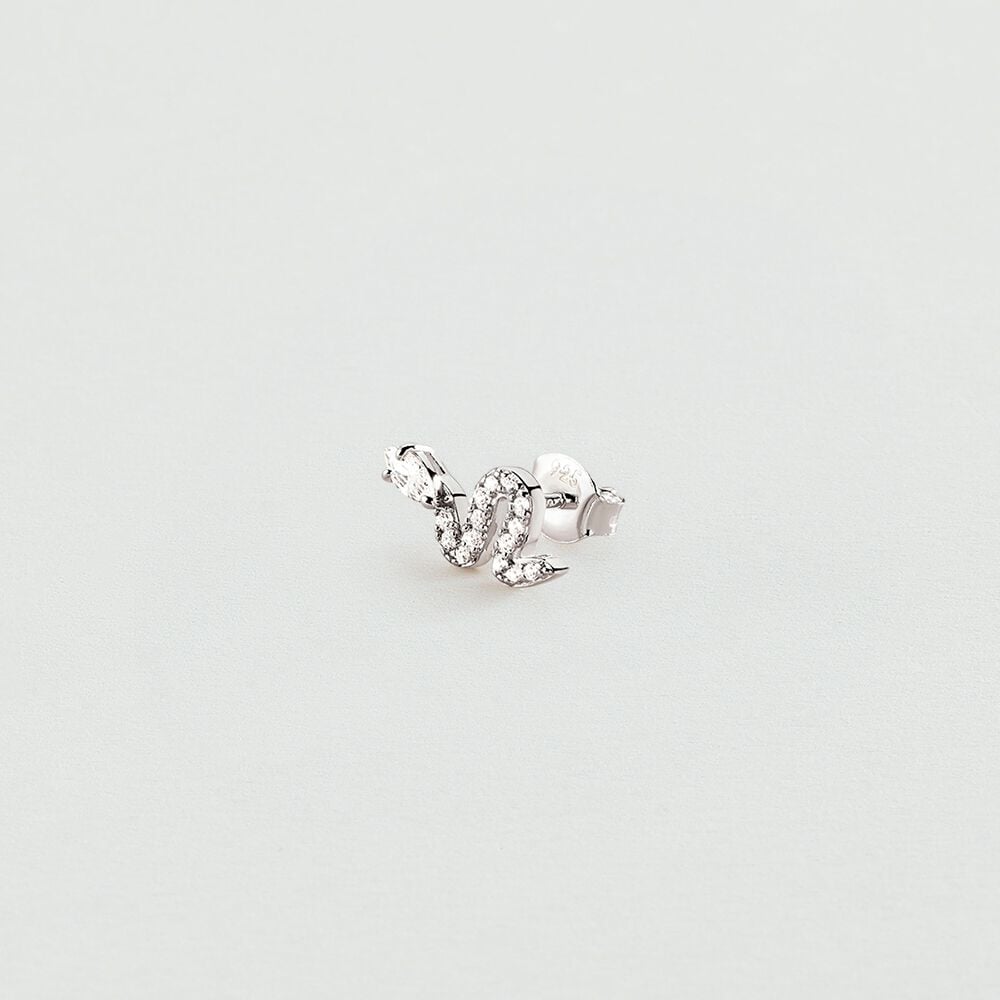 Agatha Piercing puce SNAKY - Cristal / Argenté 02320980-136-TU