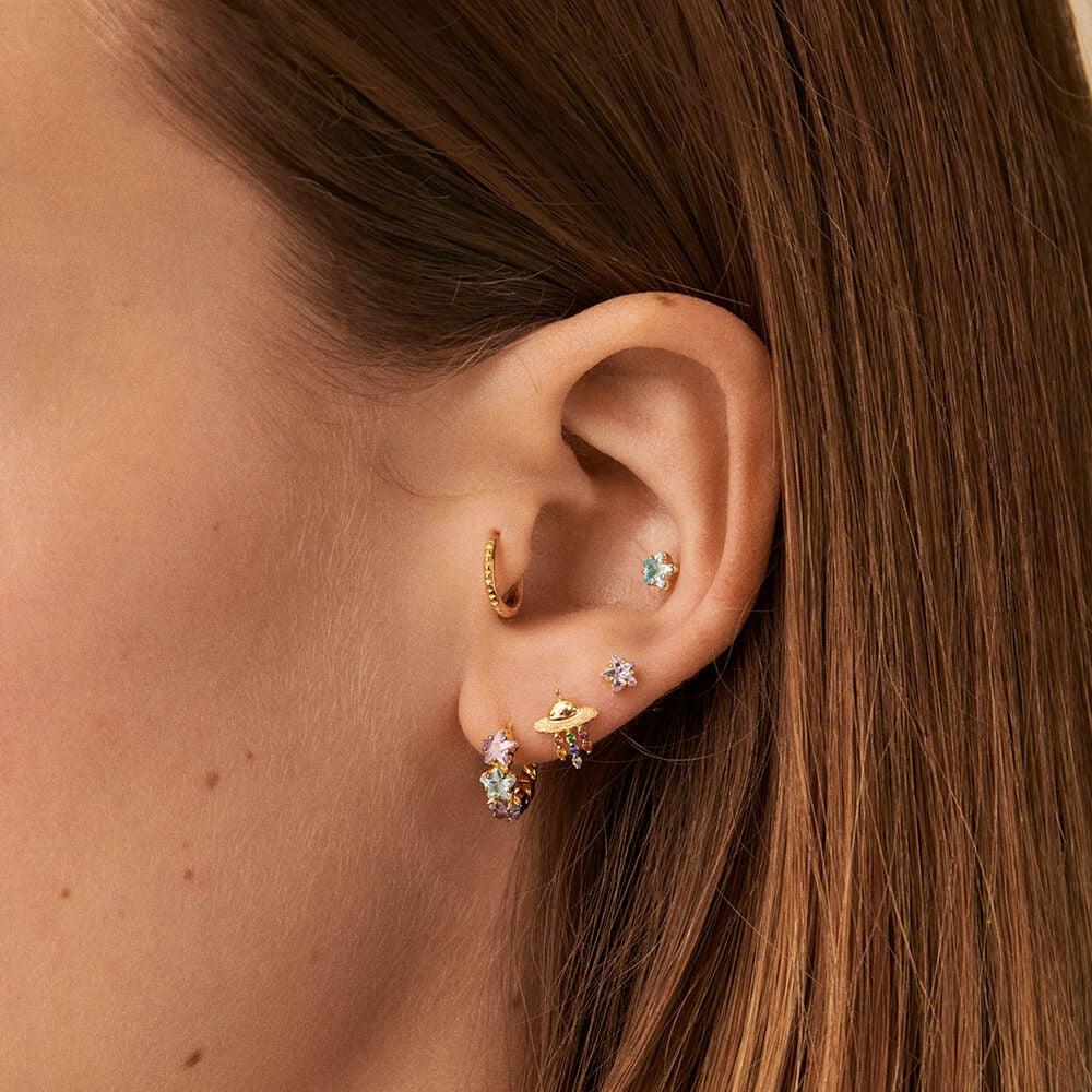 Agatha Piercing Puce SPACEAGE - Turquoise / Doré 02390433-731-TU