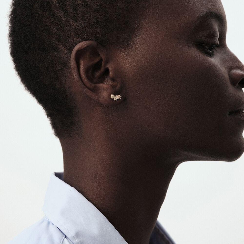 Agatha Piercing Puce TRIOFLOR - Cristal / Doré 02390056-137-TU