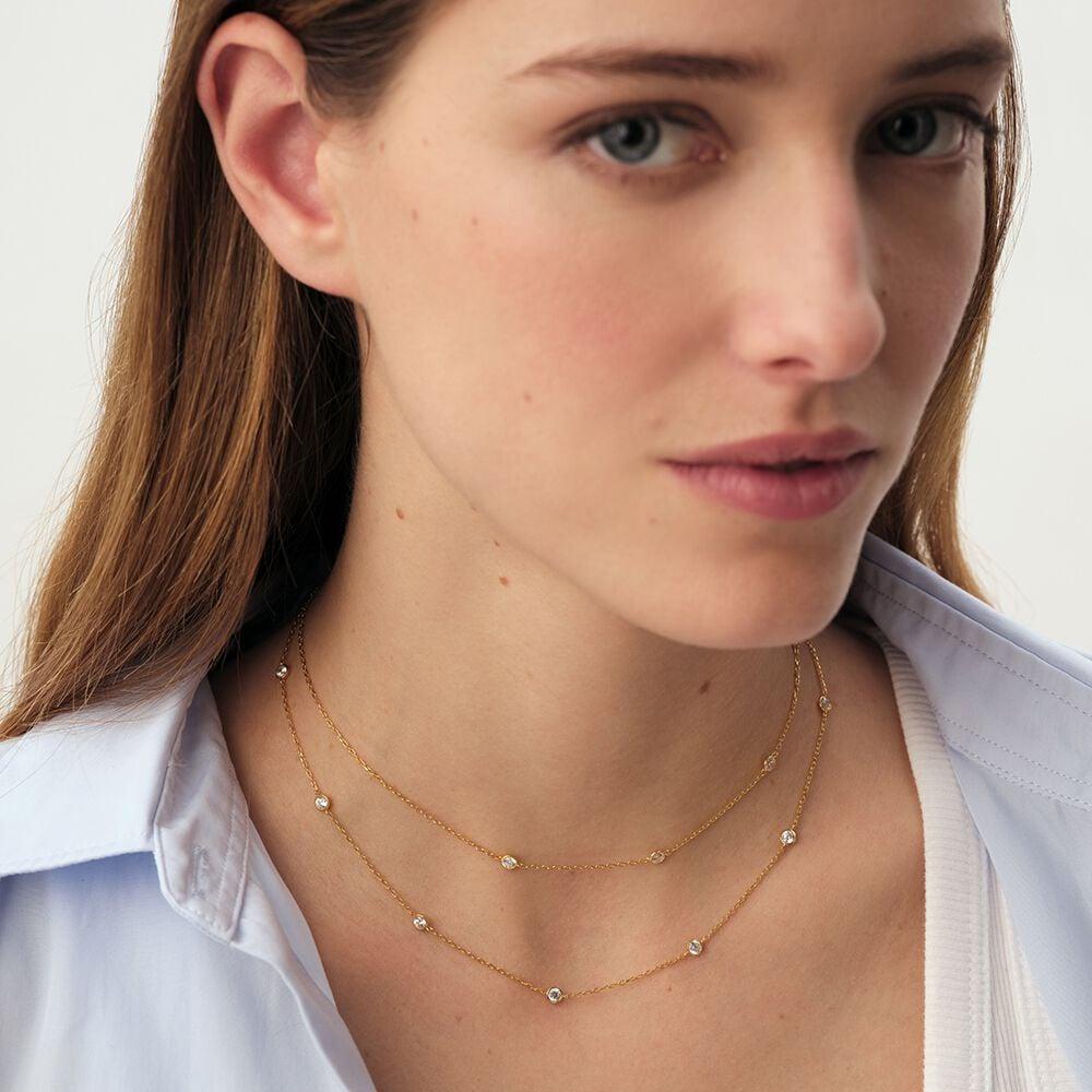 Agatha Sautoir BRILLANT - Cristal / Doré 02690209-137-TU