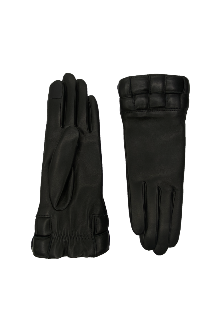 agnelle Gants Femme en Cuir Doublés Alpaga Anny