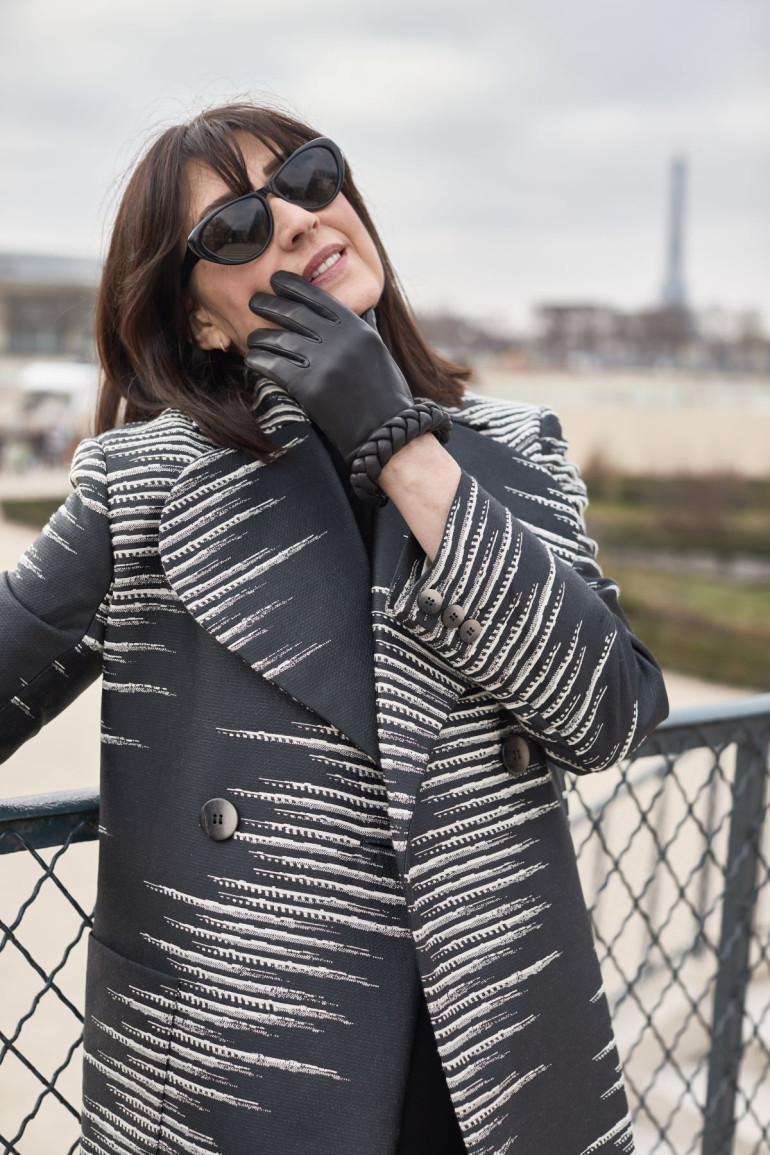 Agnelle Gants Femme En Cuir Doublés Soie Lula
