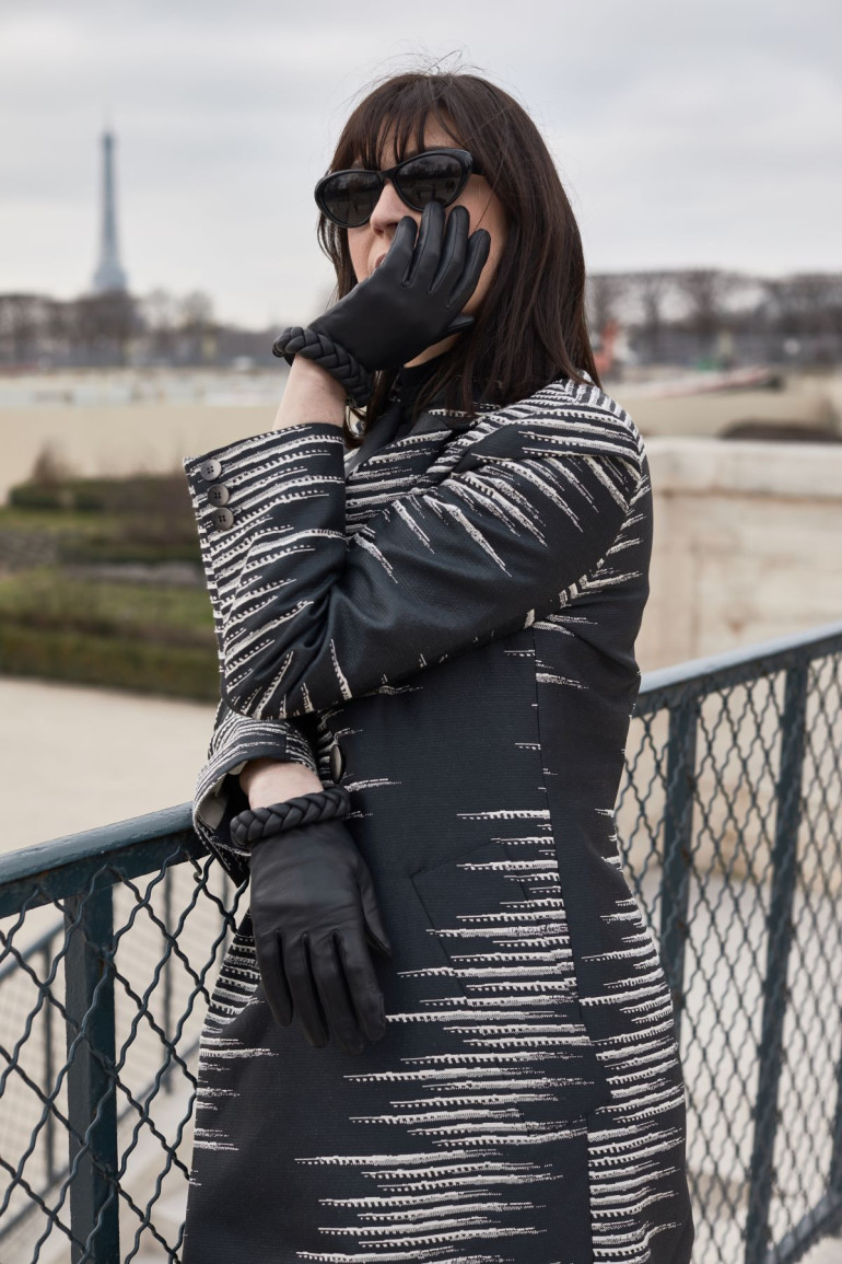 Agnelle Gants Femme En Cuir Doublés Soie Lula
