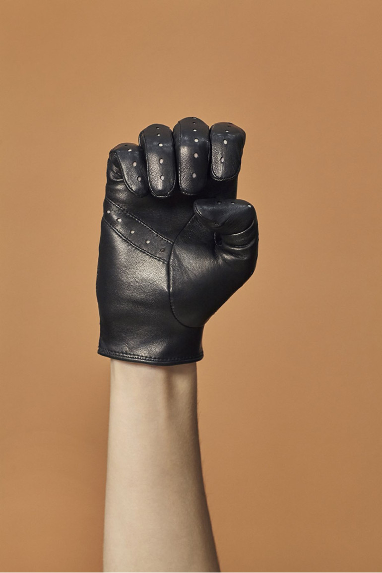 Agnelle Gants Femme En Cuir Faye