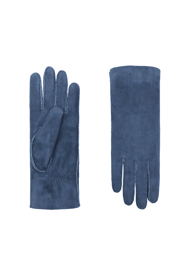 agnelle Gants Femme en Cuir Peau Lainée Denise