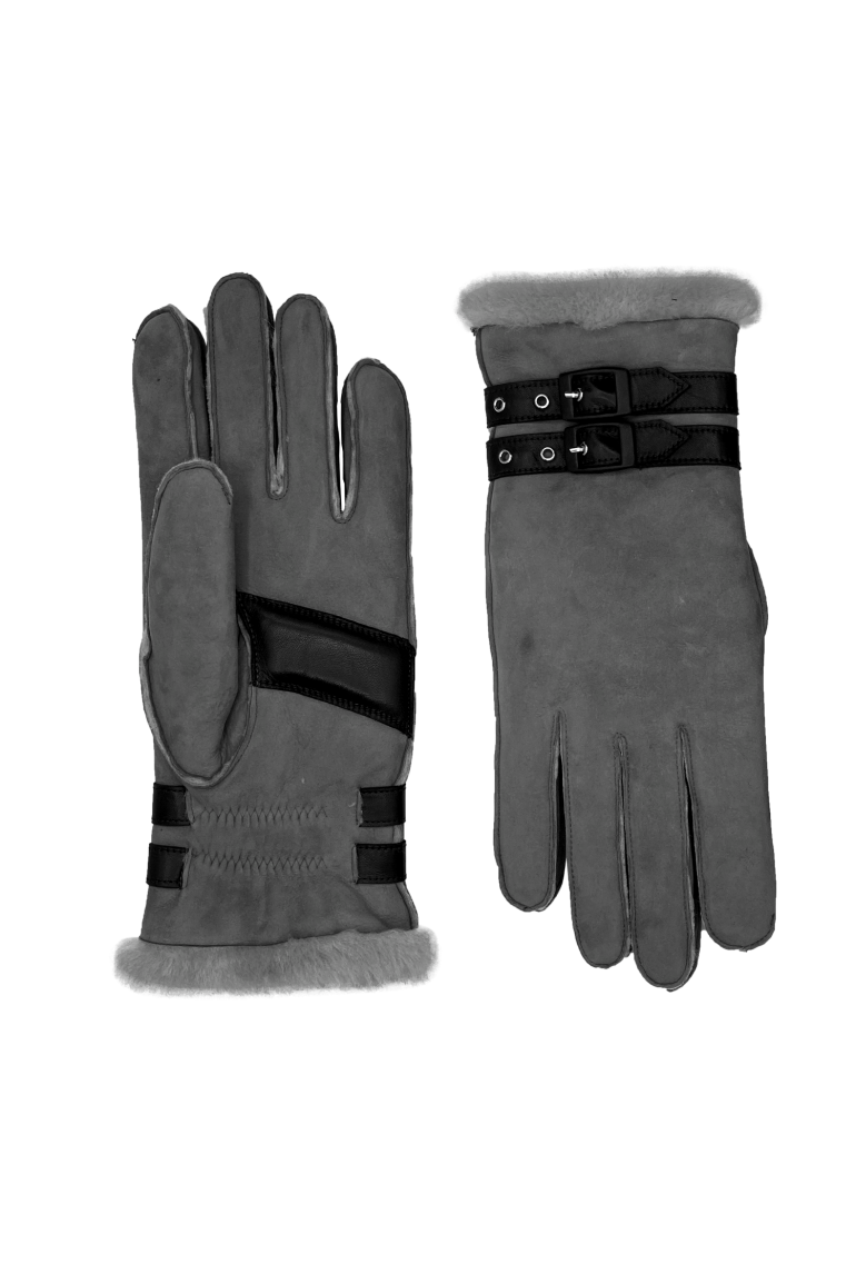 agnelle Gants Homme en Cuir Double Face Bomber