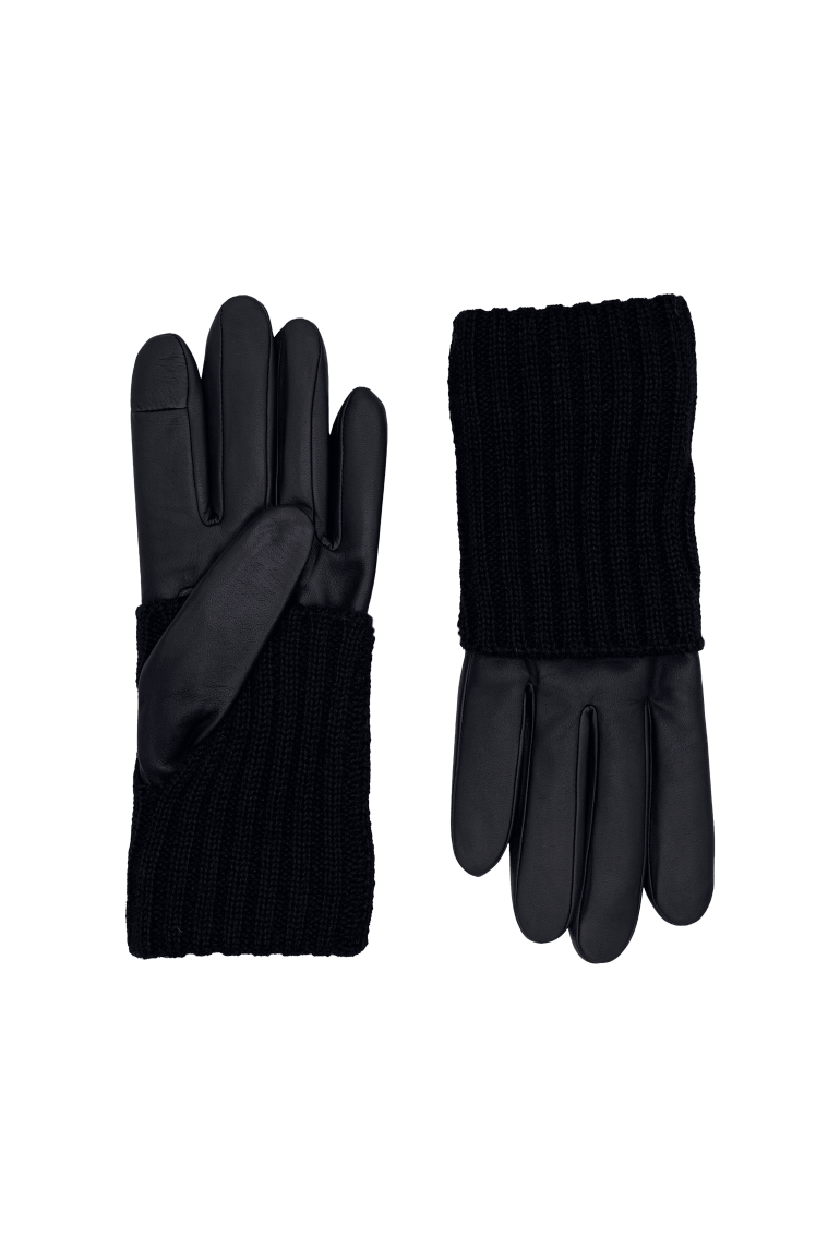 agnelle Gants Homme en Cuir Doublés Alpaga Polki