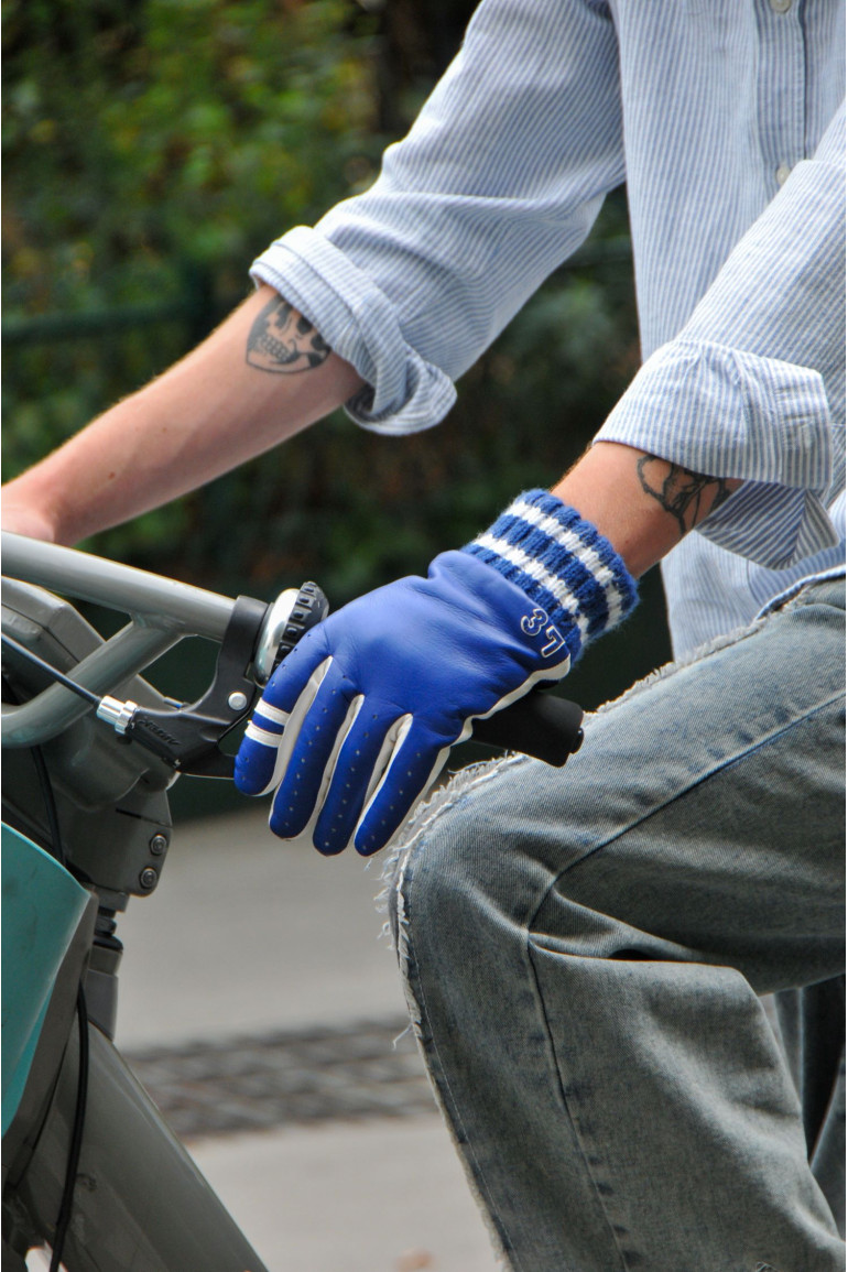 Agnelle Gants Homme En Cuir Doublés Alpaga Tedd