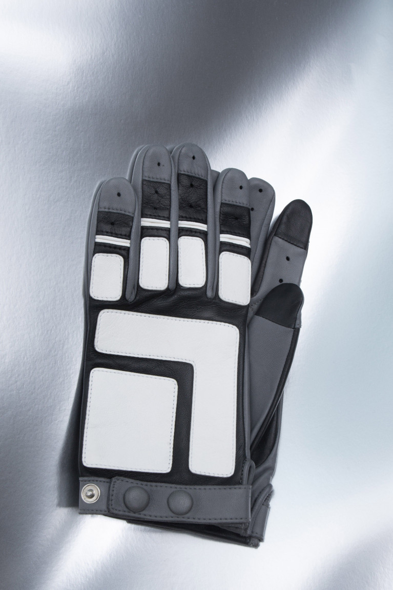 Agnelle Gants Homme En Cuir Doublés Soie JL BMX