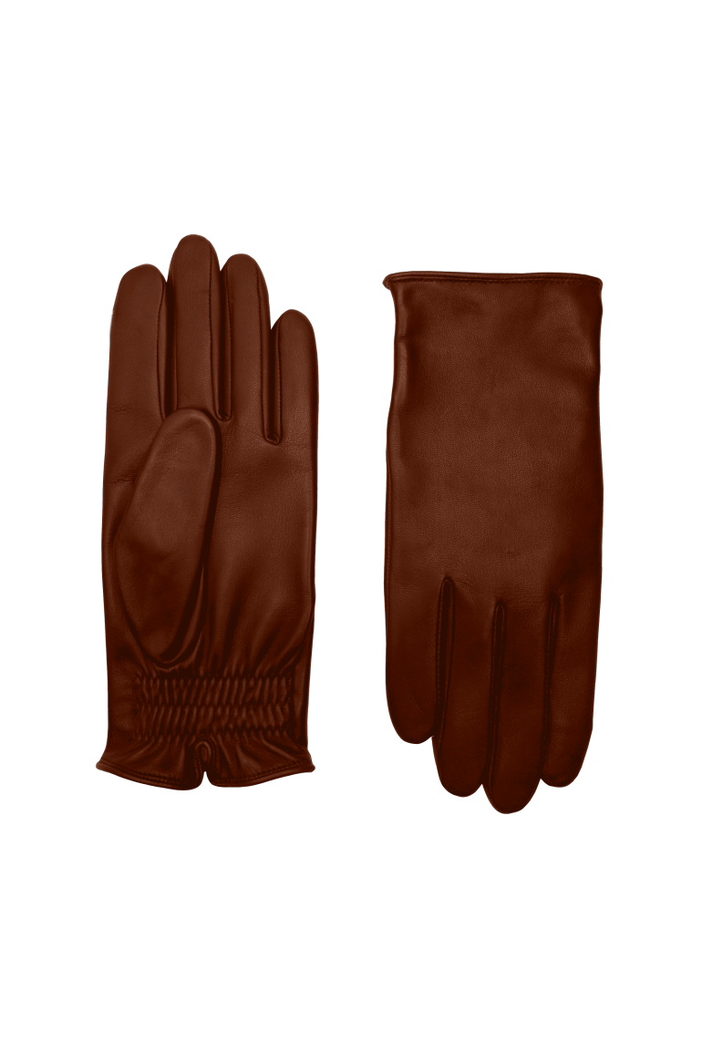 agnelle Gants Homme en Cuir Doublés Soie Thomas