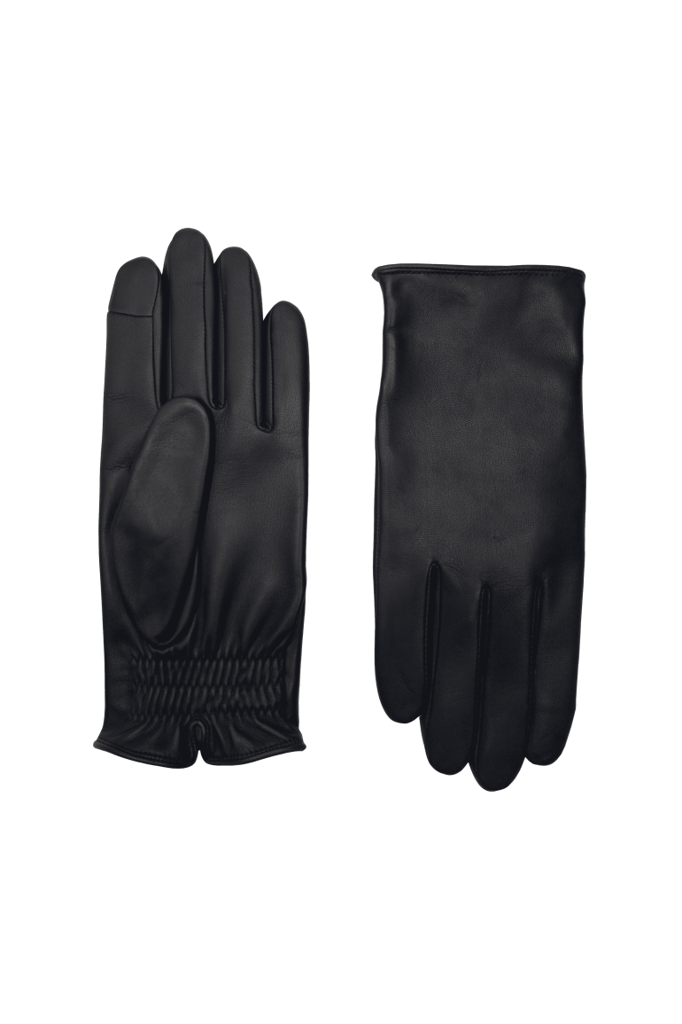 agnelle Gants Homme en Cuir Doublés Soie Thomas