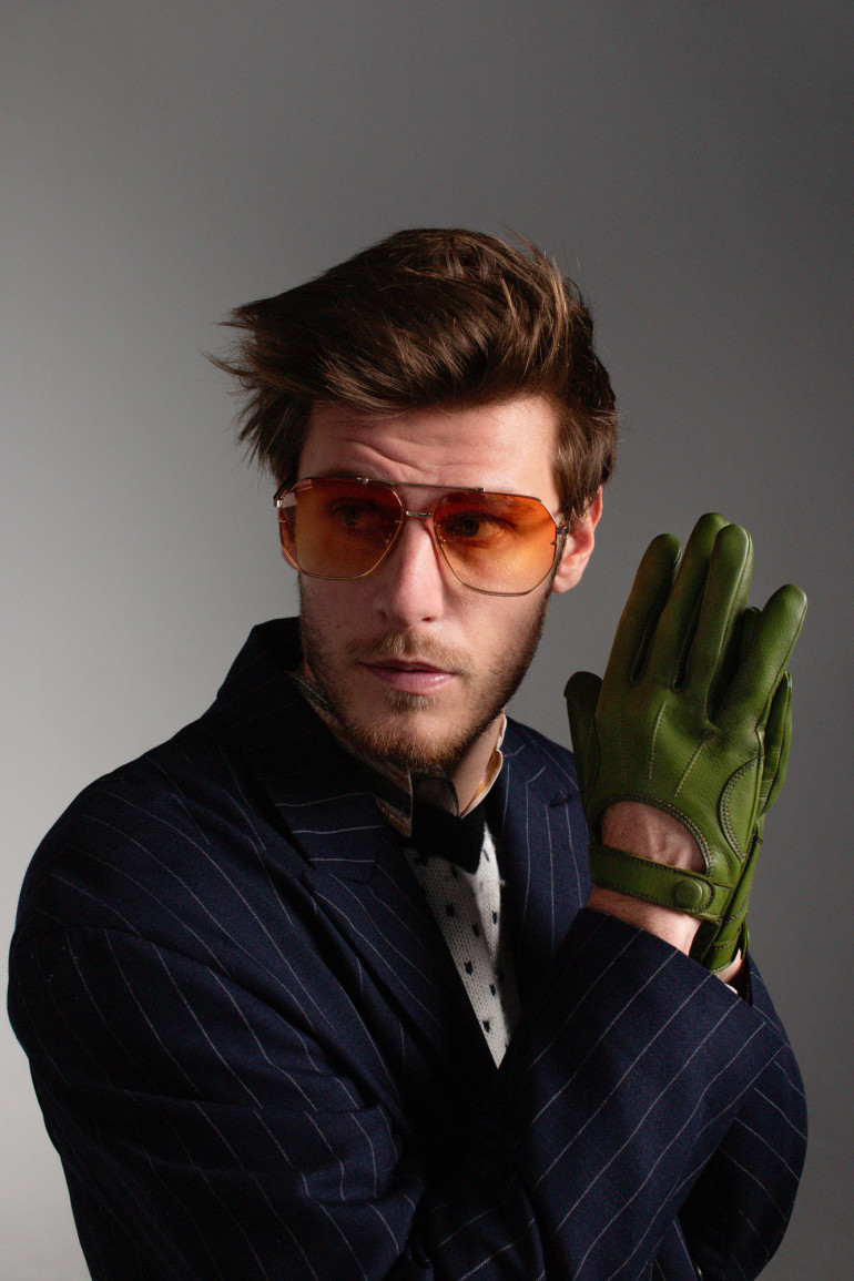 Agnelle Gants Homme En Cuir Liam