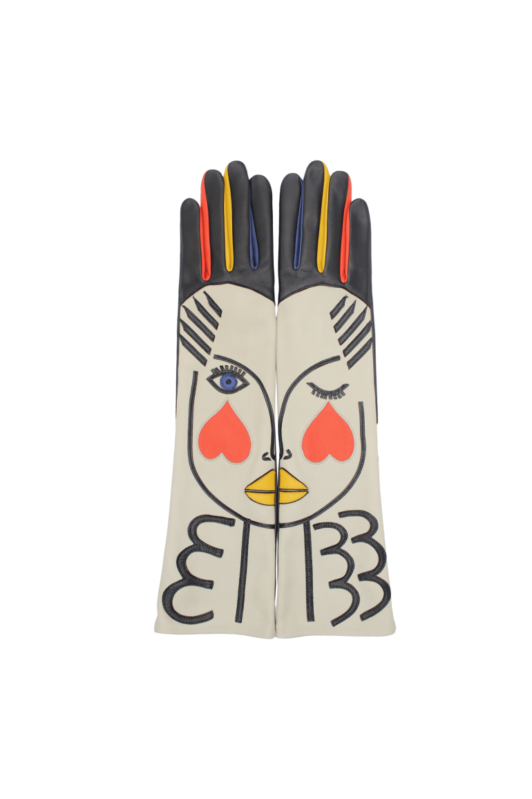 agnelle Gants Longs Femme - L'Autre Moi Doublés Soie