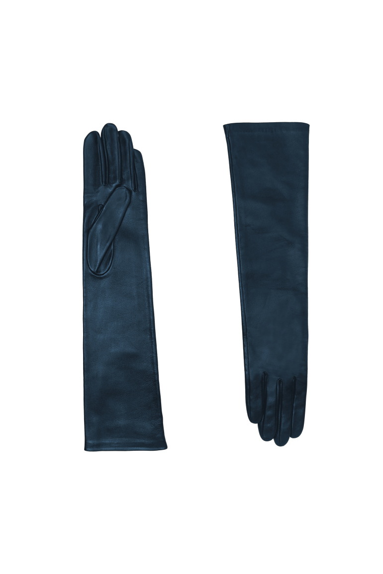 agnelle Gants mi-longs en Cuir Femme - Opéra Soie