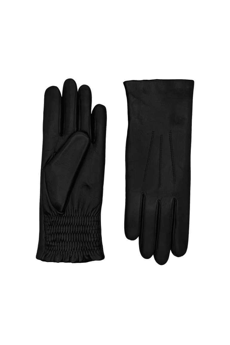 agnelle Gants Femme en Cuir Doublés Lapin New Betty