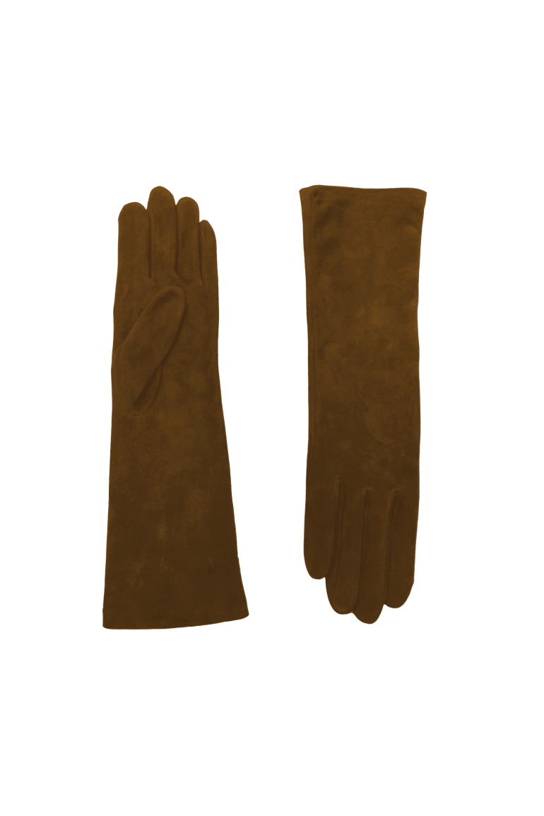 agnelle Gants Femme en Cuir Doublés Soie Christina Sued