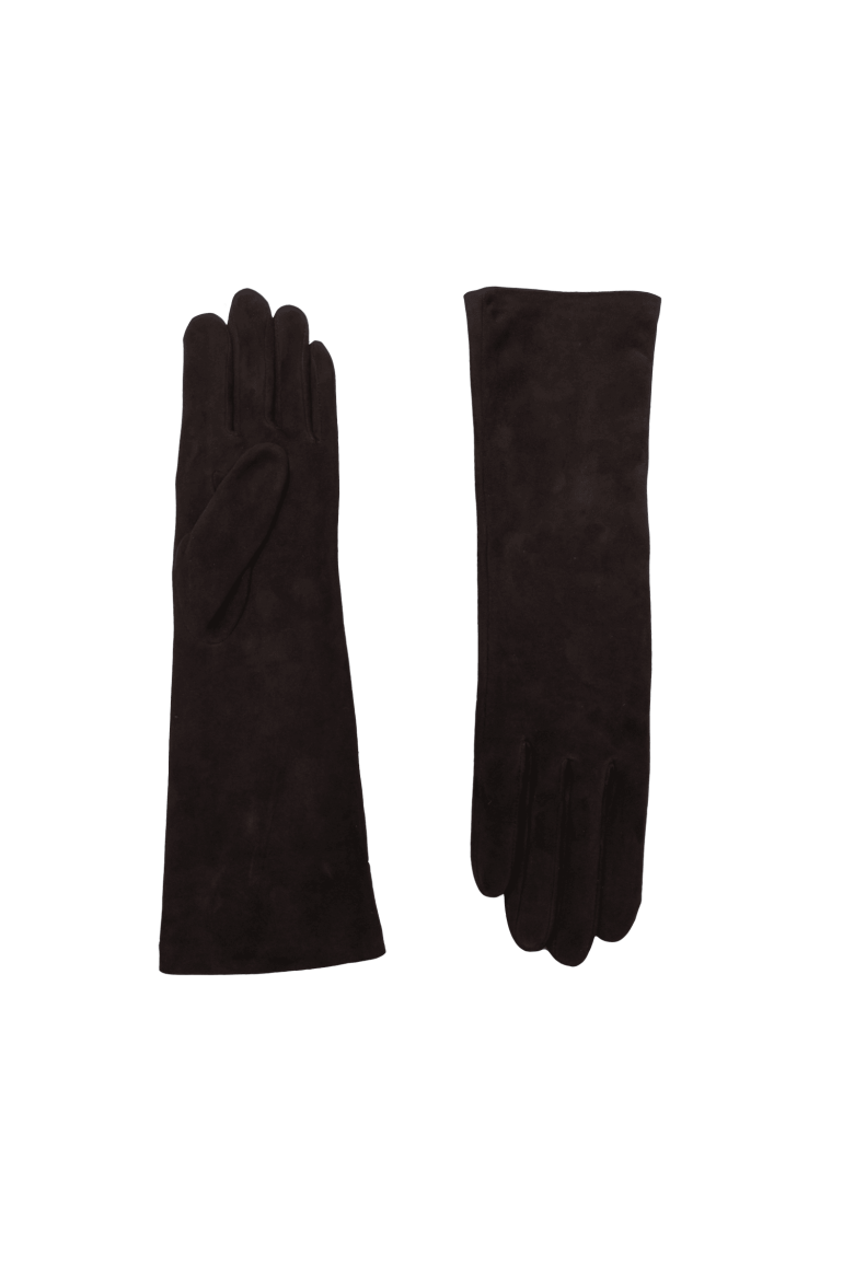 agnelle Gants Femme en Cuir Doublés Soie Christina Sued