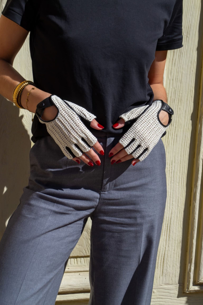 Agnelle Gants Femme En Cuir Karine DC I Gants Agnelle