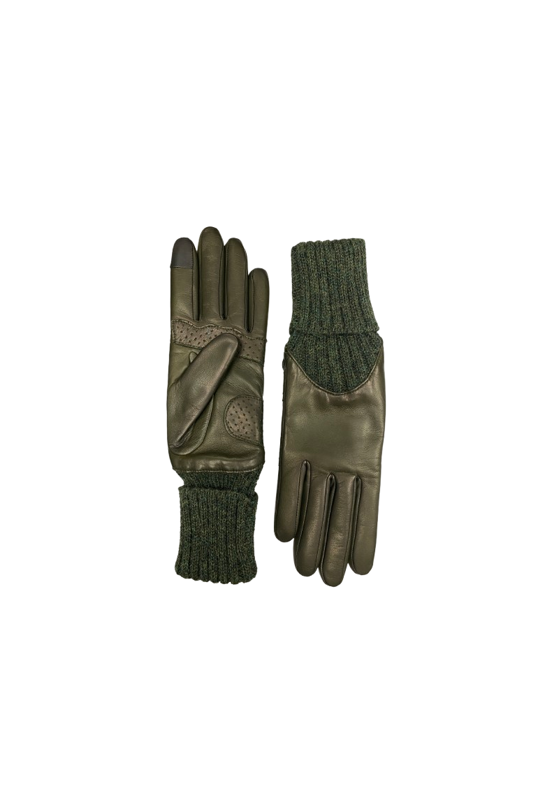 agnelle Gants Vélo Femme Cuir et Cachemire Cecilia l Gants Agnelle