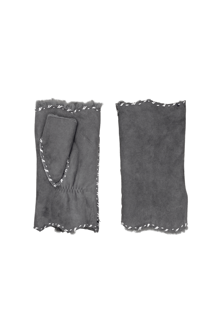 agnelle Mitaines Femme en Cuir double face Marie-Louise