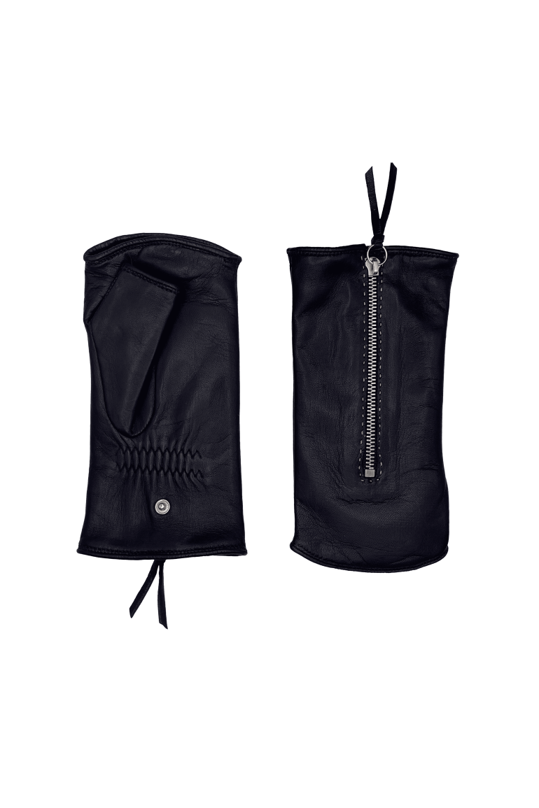 agnelle Mitaines Femme en Cuir Doublés Alpaga Louisa I Mitaines Agnelle