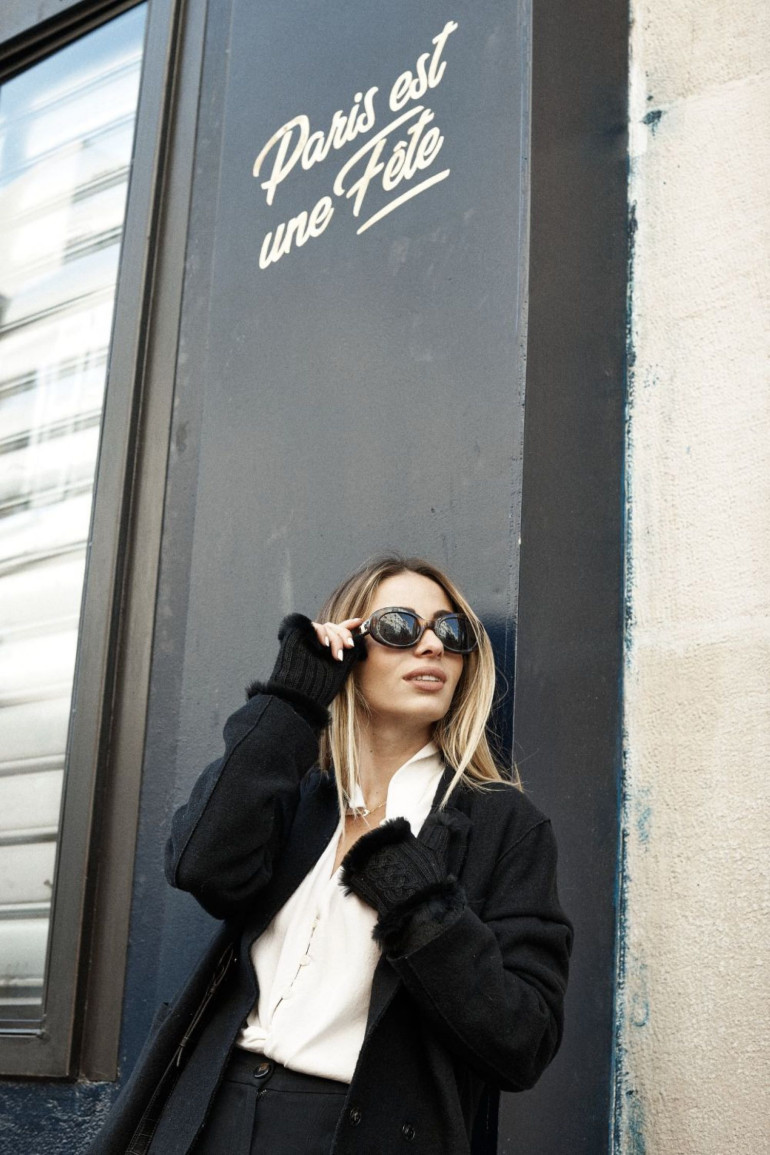 Agnelle Mitaines Femme En Cuir Doublés Lapin Victoire