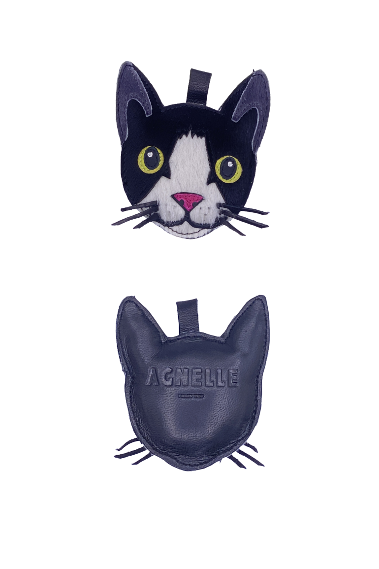 agnelle Porte-clés animaux en cuir d'agneau – Races de chats