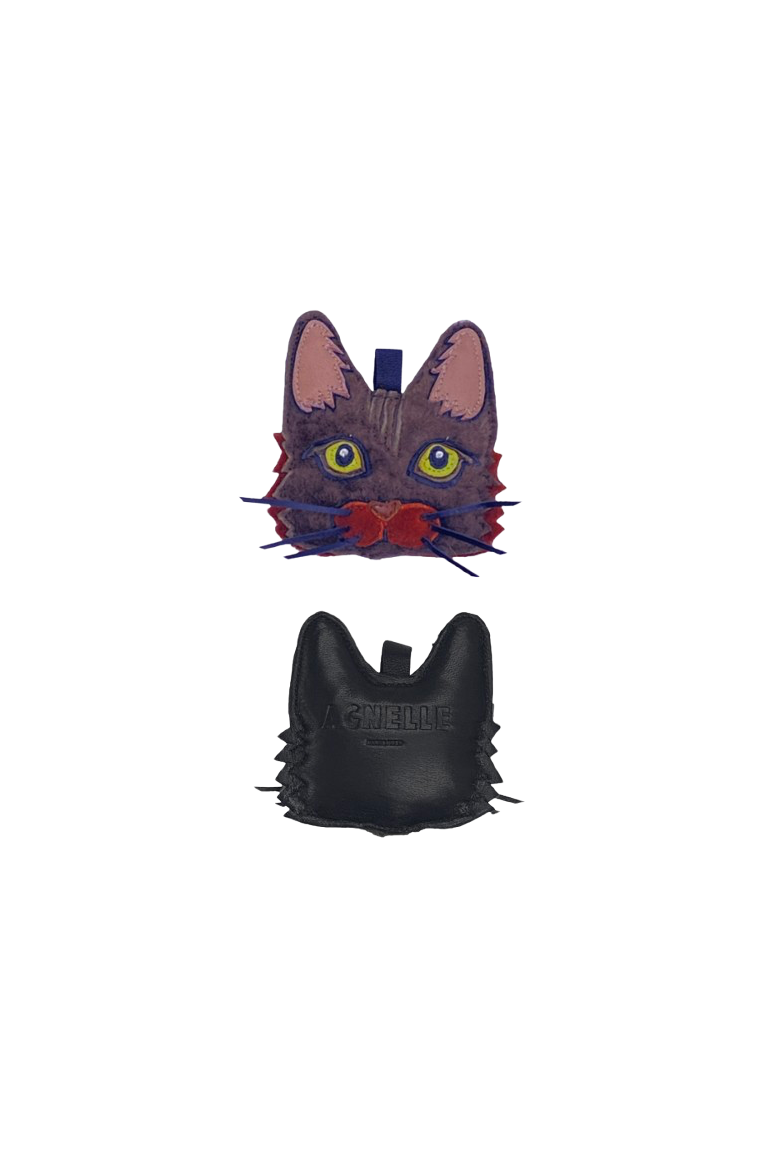 agnelle Porte-clés animaux en cuir d'agneau – Races de chats