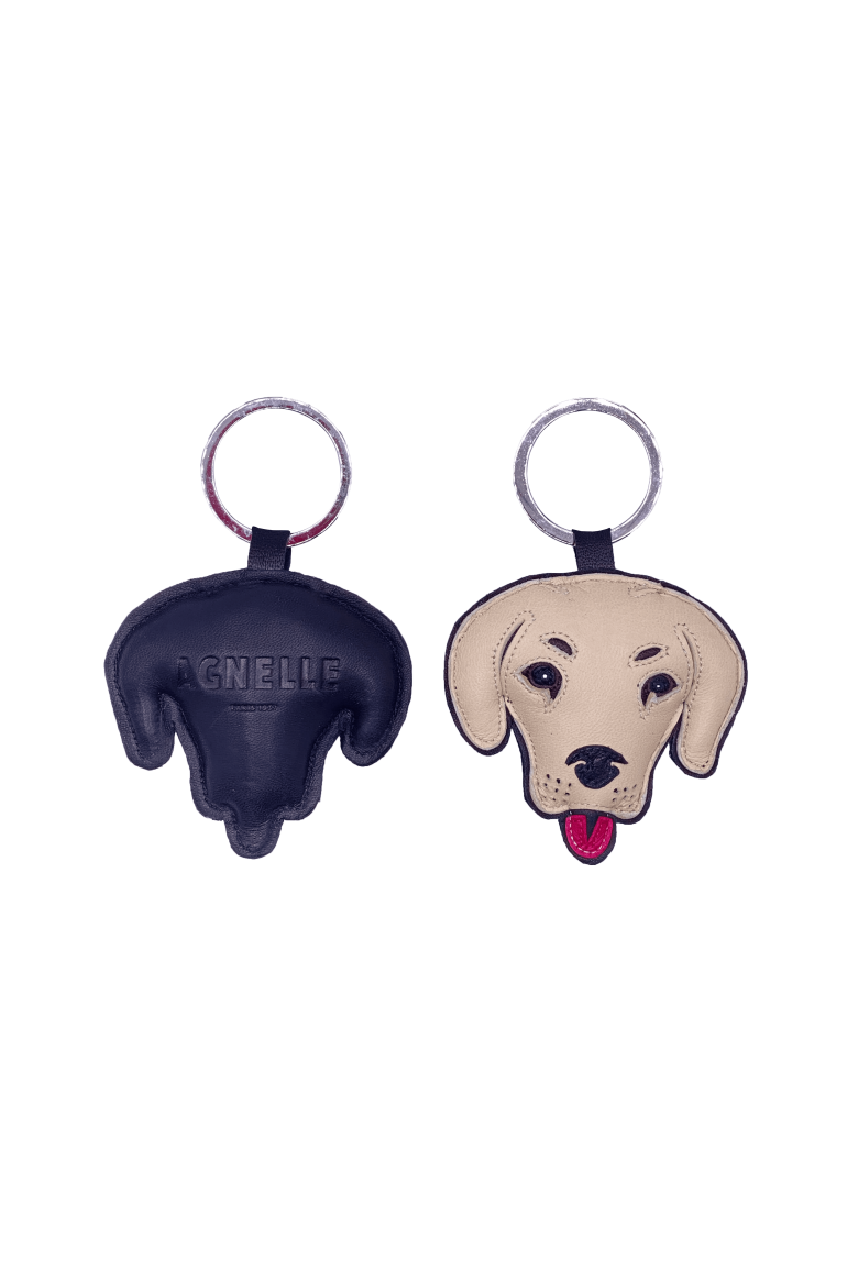 agnelle Porte-clés animaux en cuir d'agneau – Races de chiens
