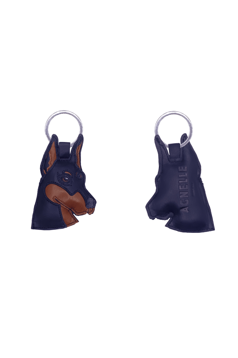 agnelle Porte-clés animaux en cuir d'agneau – Races de chiens