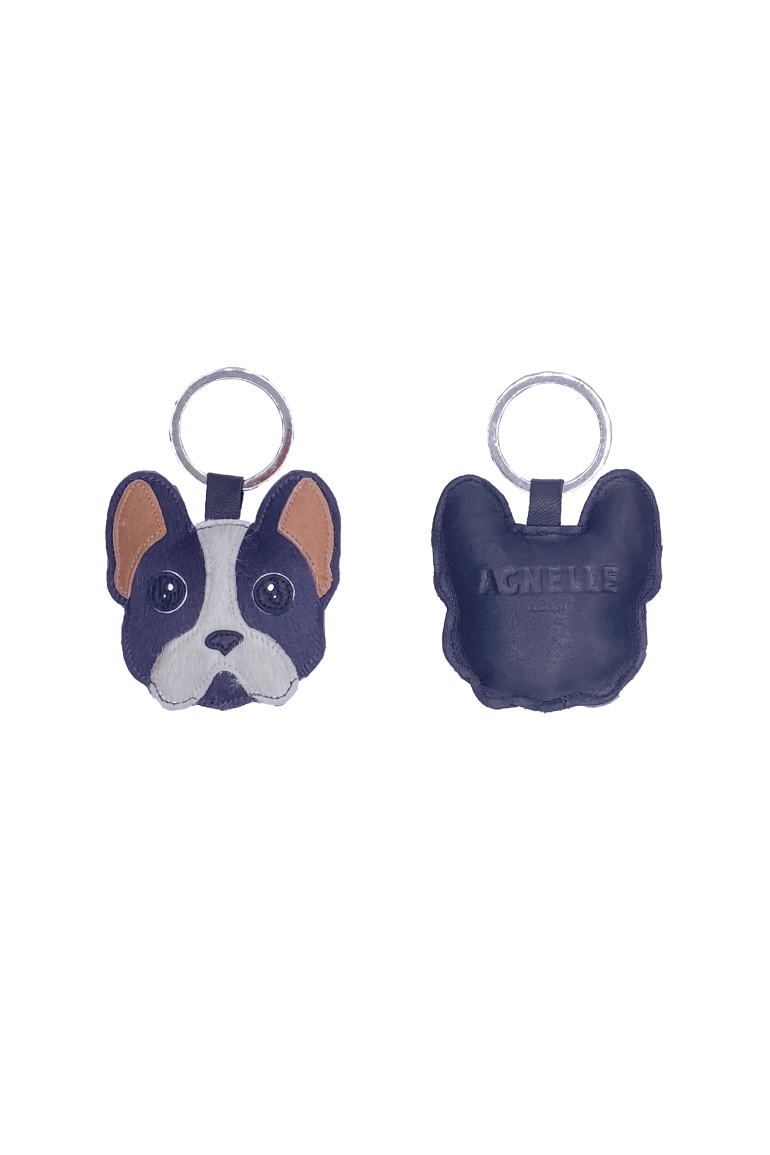 agnelle Porte-clés animaux en cuir d'agneau – Races de chiens