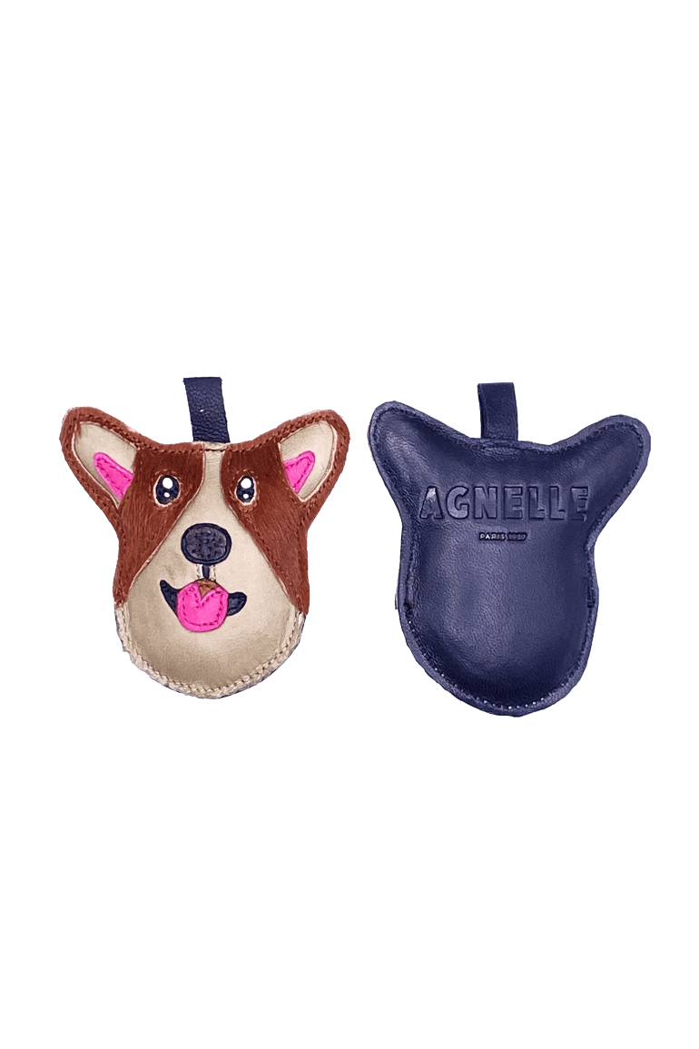 agnelle Porte-clés animaux en cuir d'agneau – Races de chiens