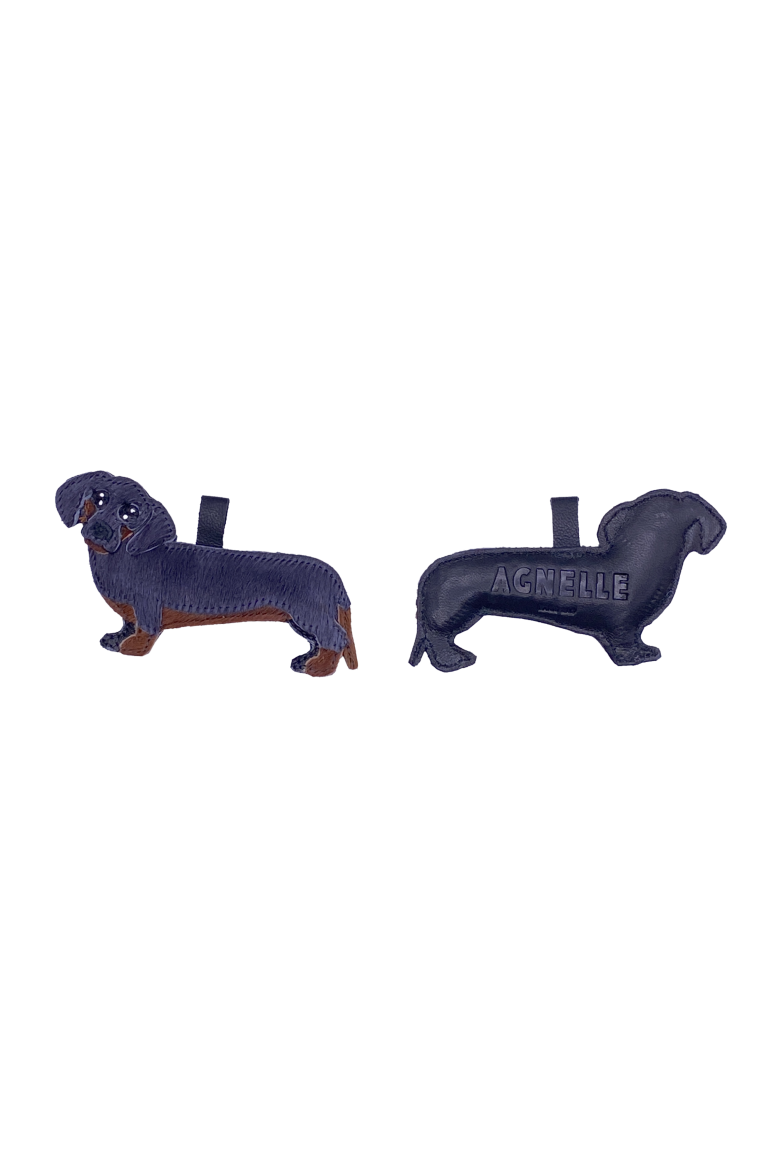 agnelle Porte-clés animaux en cuir d'agneau – Races de chiens