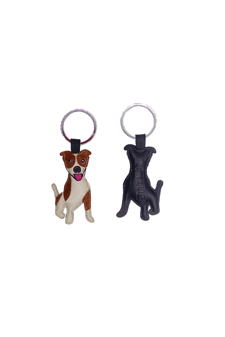 agnelle Porte-clés animaux en cuir d'agneau – Races de chiens