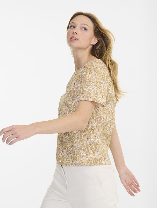 Aigle Blousecoton En Tissu Liberty Catégories