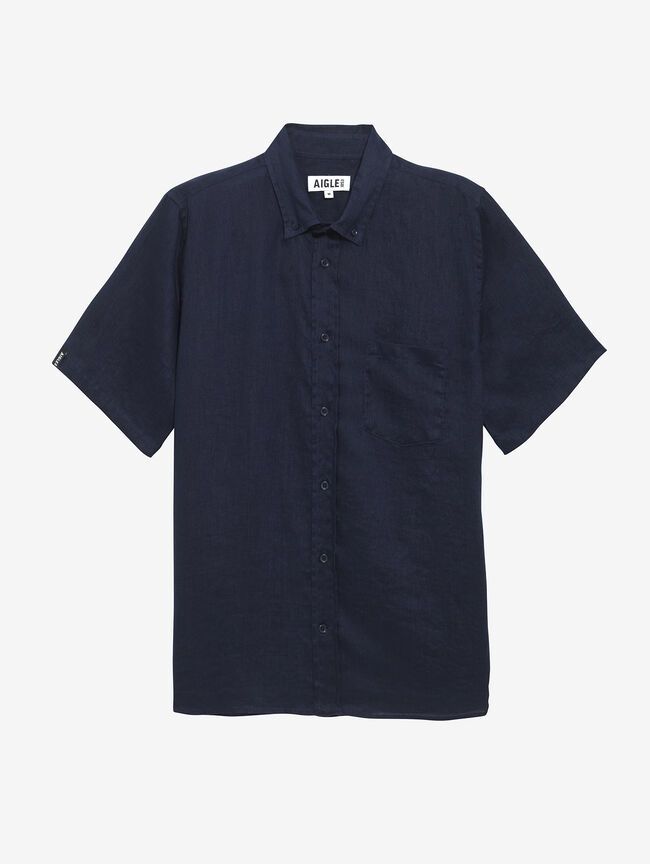 Aigle Chemise En Lin à Manches Courtes Catégories