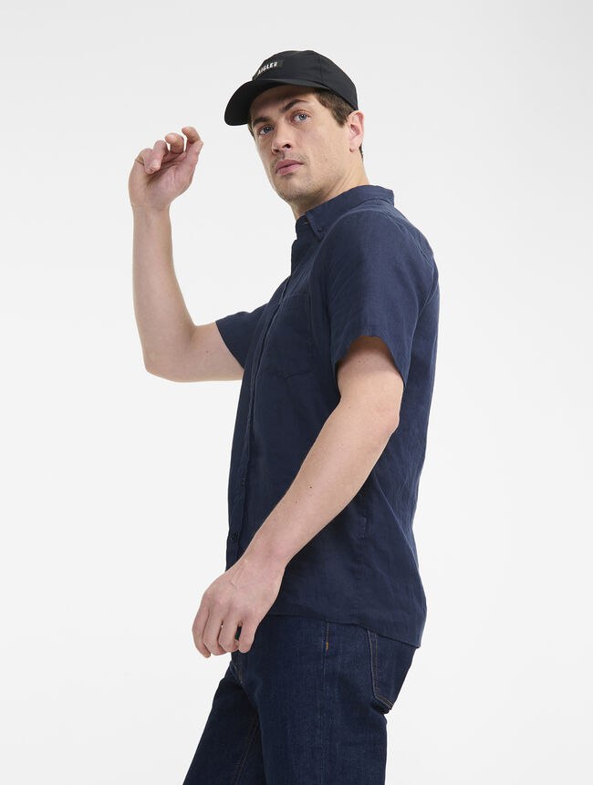 Aigle Chemise En Lin à Manches Courtes Catégories