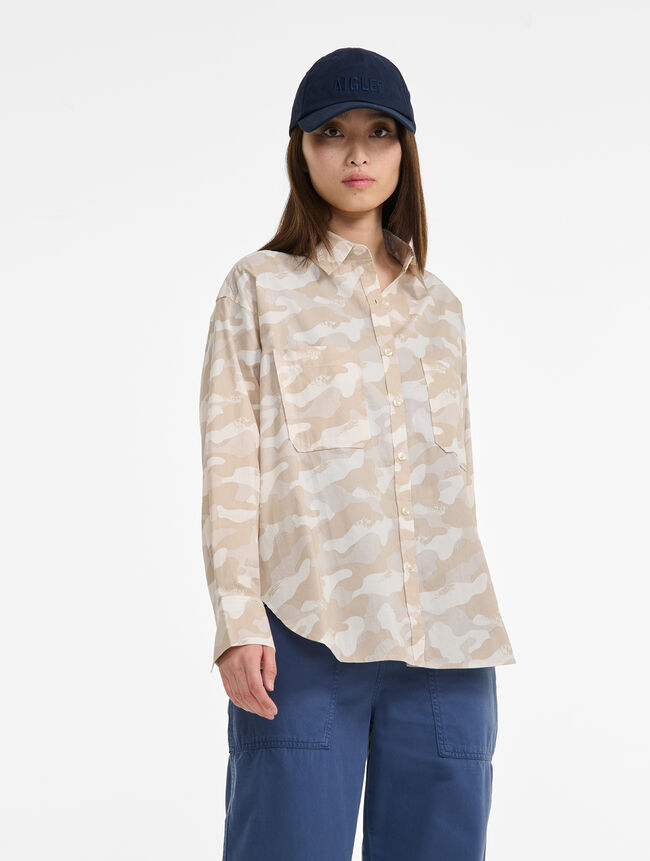 aigle Chemise en voile decoton imprimé catégories