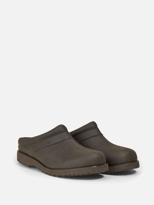 Aigle Le Sabot En Cuir Utra-léger Homme