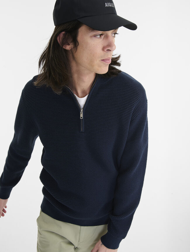 aigle Pull demi-zippé à col montant catégories