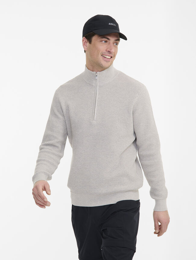 aigle Pull demi-zippé à col montant catégories