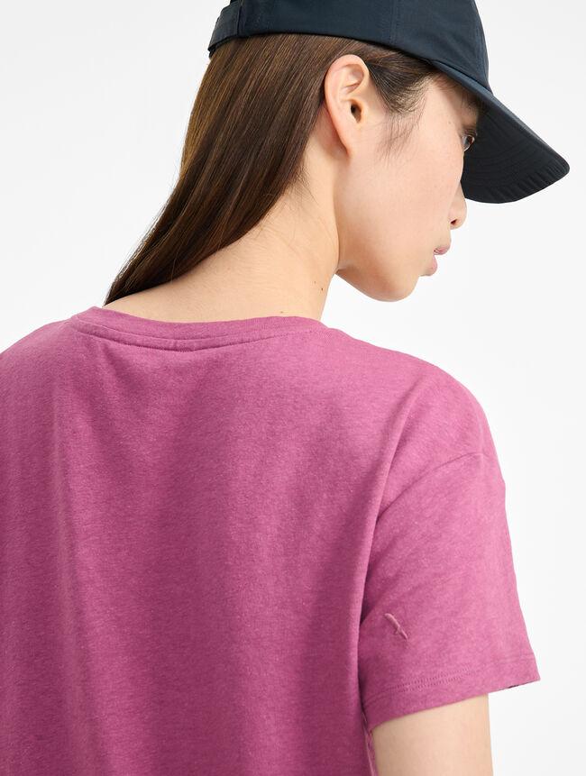 Aigle T-shirt Col Rond Encoton Et Lin Catégories