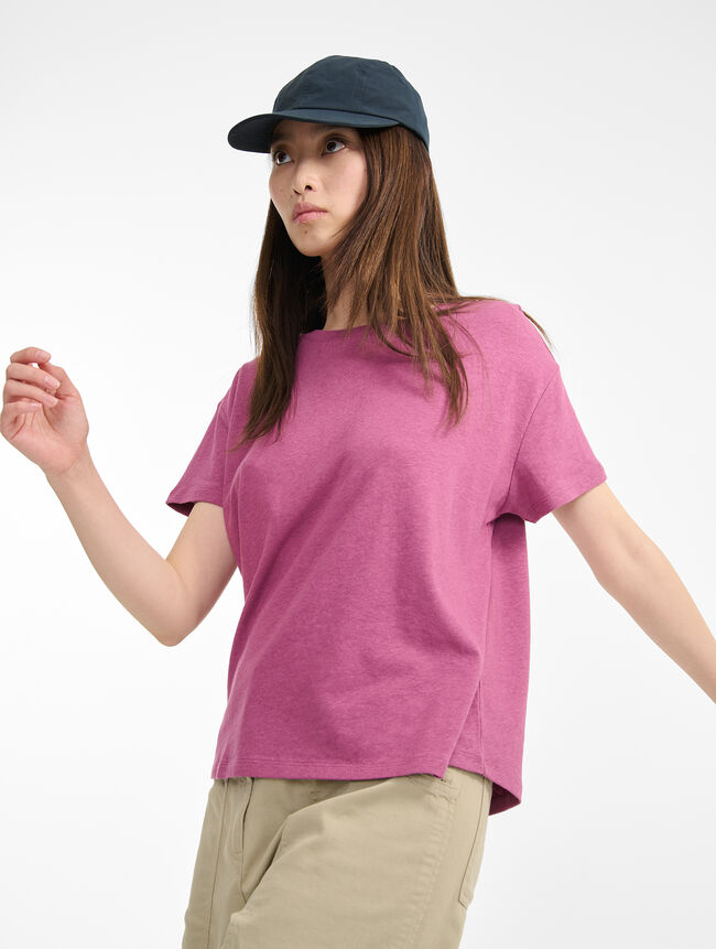 aigle T-shirt col rond encoton et lin catégories