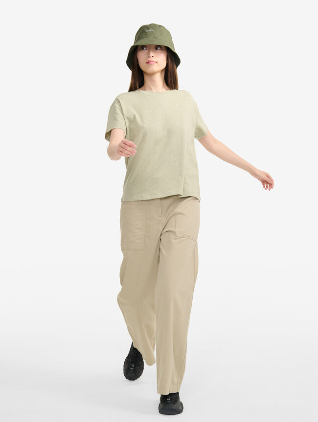 Aigle T-shirt Col Rond Encoton Et Lin Catégories