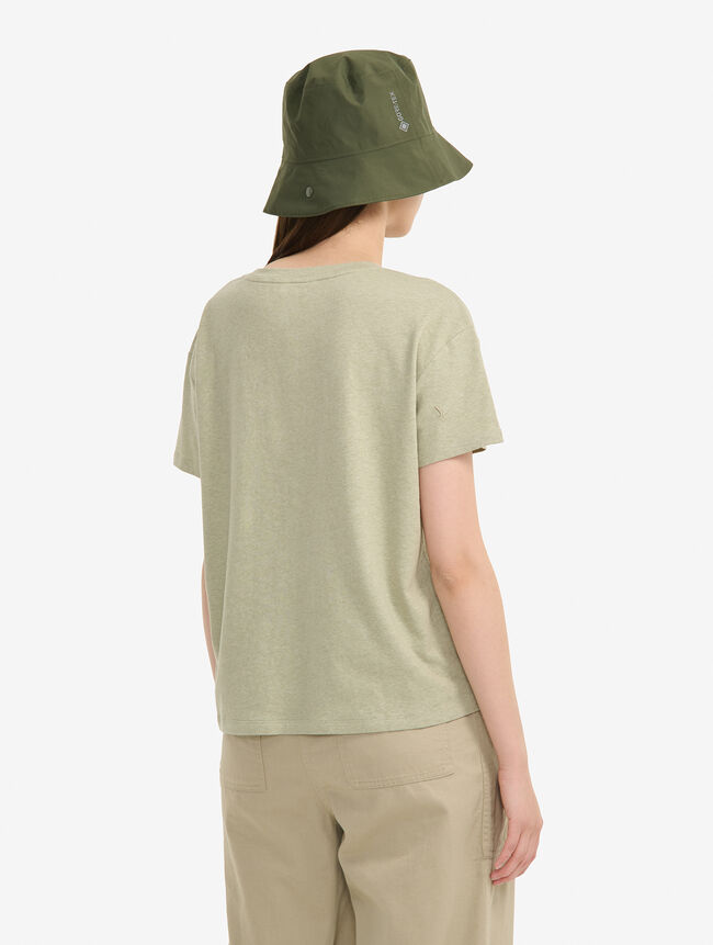 Aigle T-shirt Col Rond Encoton Et Lin Catégories