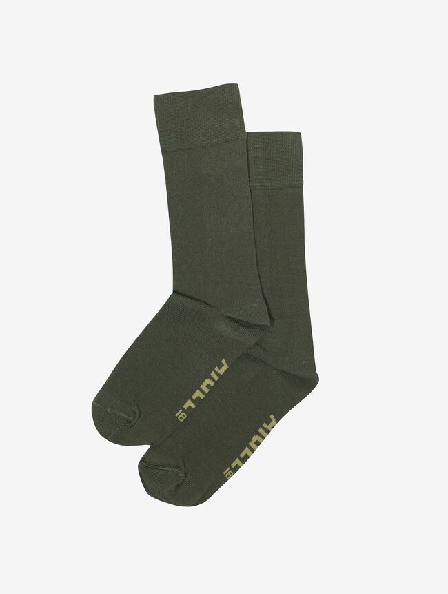aigle Chaussettes unies Made in France en coton homme